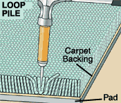carpet repair by tufting